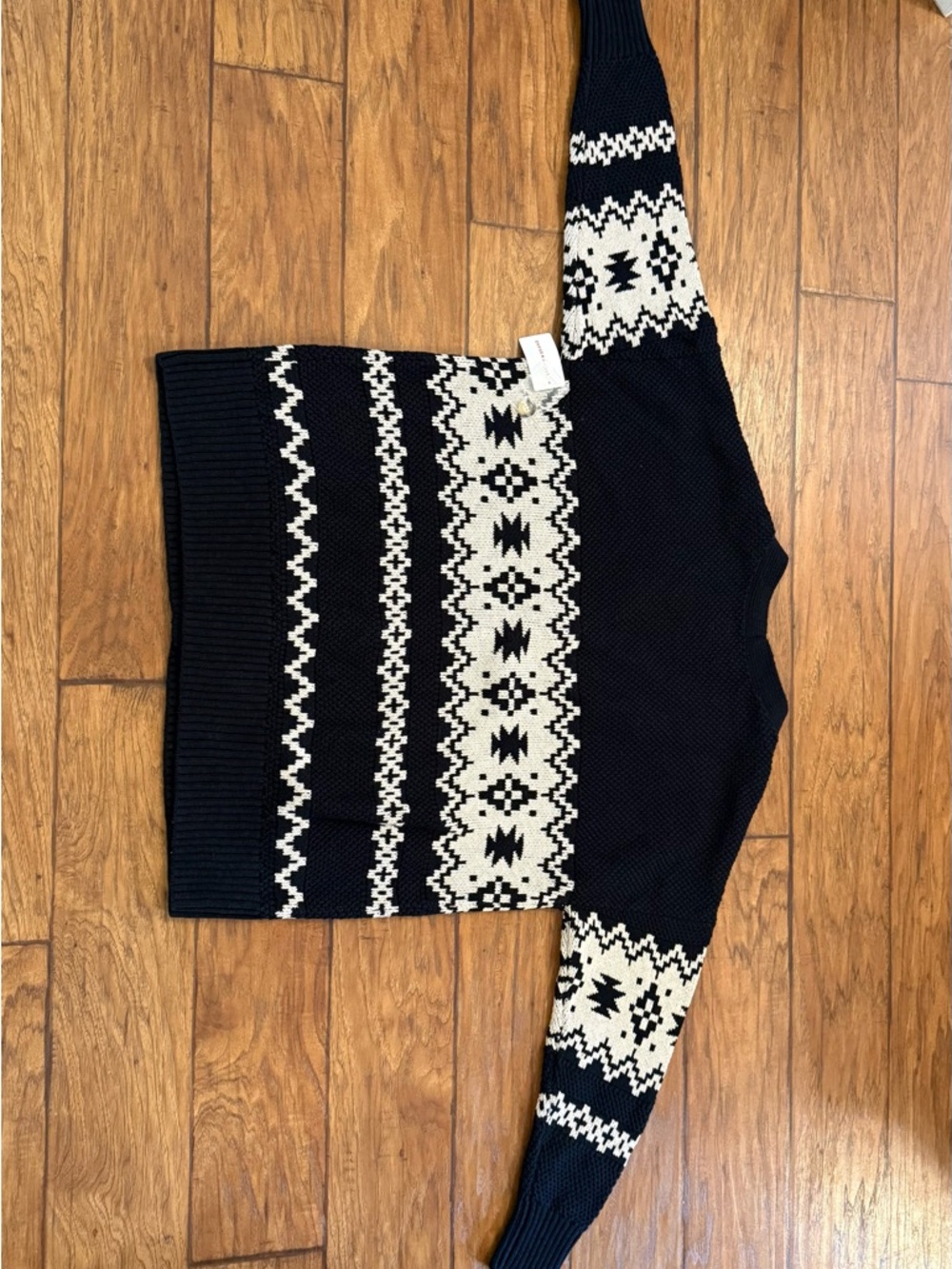 Lucky Brand Women's Novelty Pattern Cardigan Sweater Size XXL NWT Heavy Fabric - Picture 9 of 9